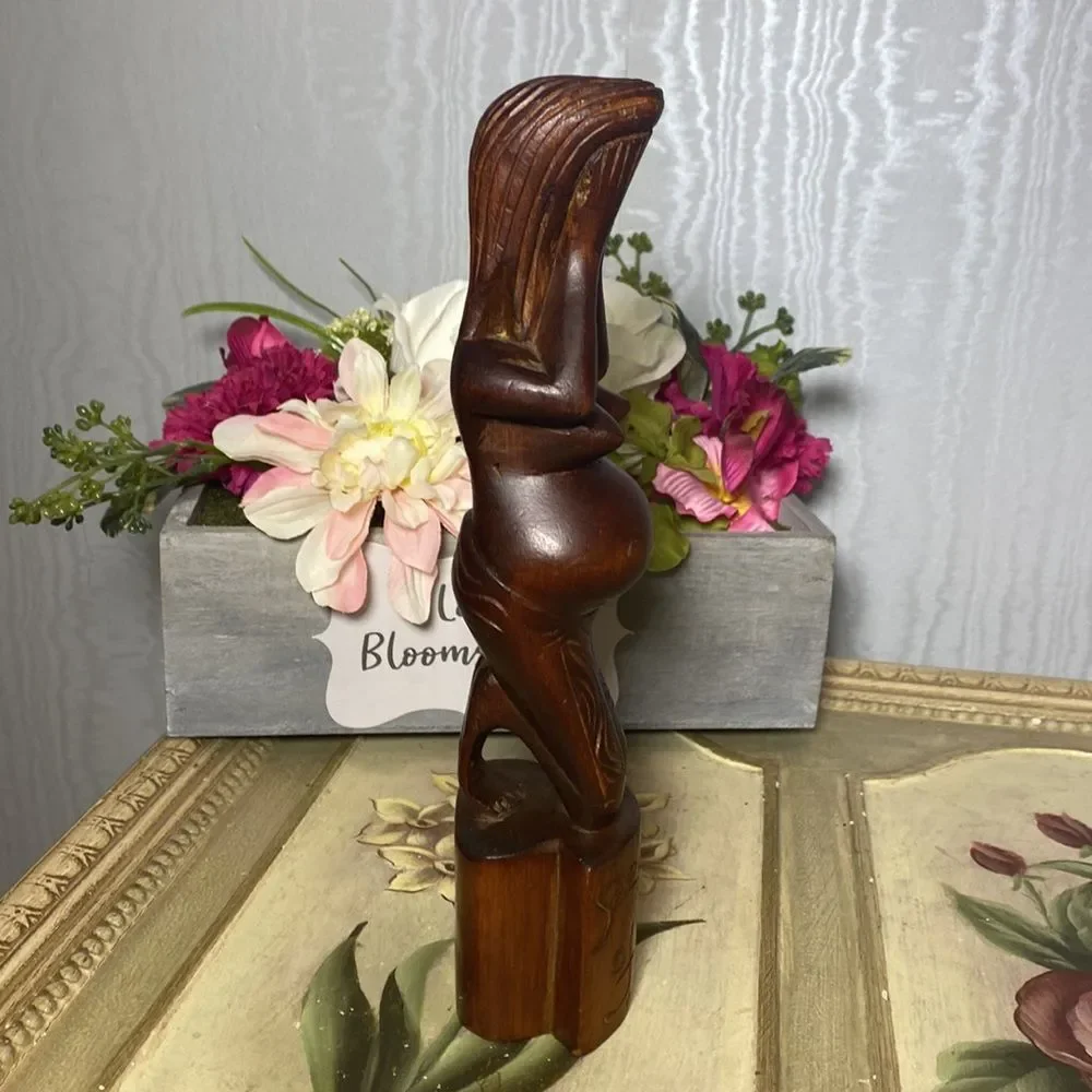 Vintage hand carved